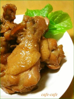 A picture of Chicken Wings Simmered in Marmalade.
