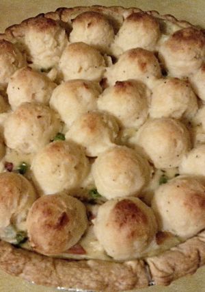 A picture of Thanksgiving Leftovers Pot Pie.