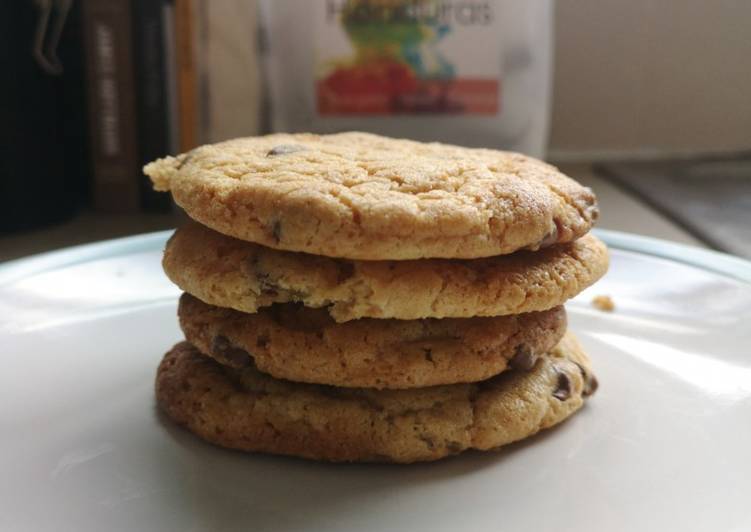 Recipe of Perfect Salted Caramel Choc Chip Cookies