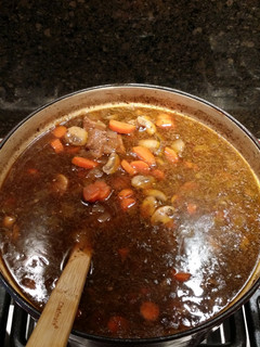 A picture of Guinness Stew.