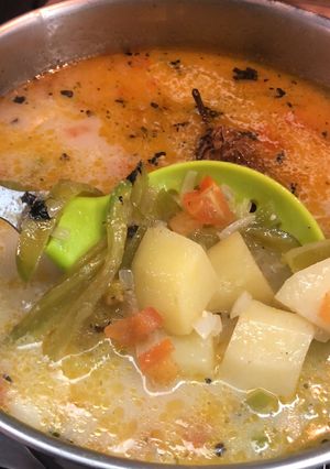 Una foto de Caldo de Queso Sonorense