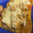 Zapallo relleno de pollo