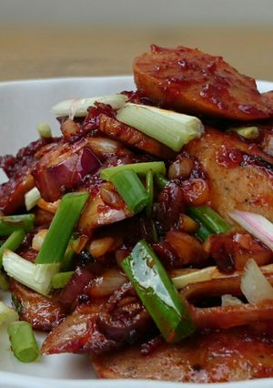 A picture of Spicy Sausage /Sambal Sausage.