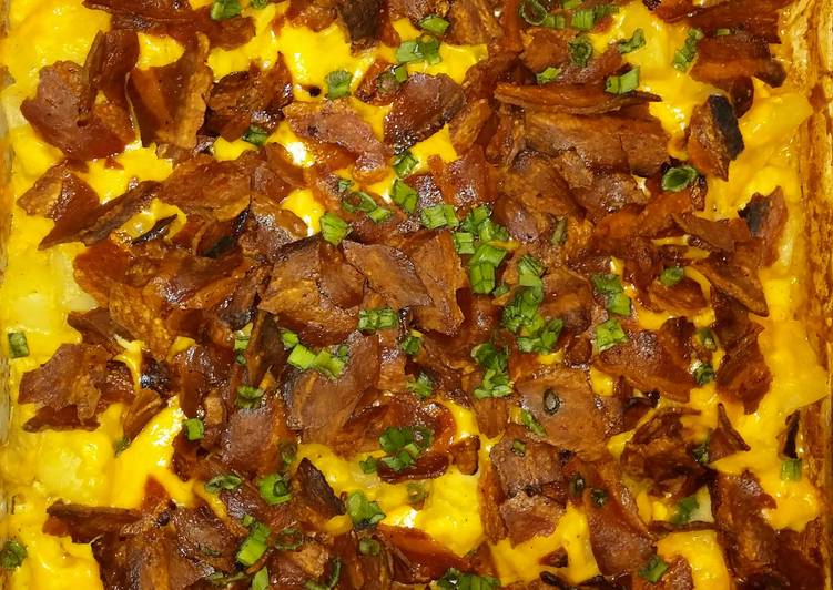 Recipe of Ultimate Chicken Potatoes Turkey Bacon Bake