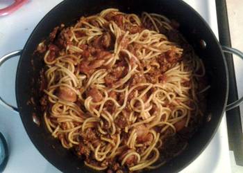 Easiest Way to Recipe Delicious hot dog spaghetti