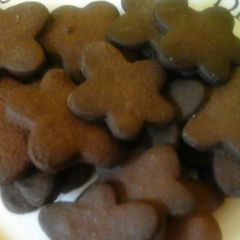 A picture of Chocolate butter biscuits (Irmgards homemade).