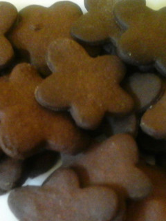 A picture of Chocolate butter biscuits (Irmgards homemade).