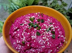 Une photo de Tartinade betterave 🫜 feta