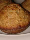 Mini muffins integrales con zucchini y yogur