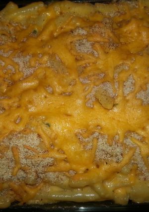 A picture of Easy baked or regular Mac and Cheese.