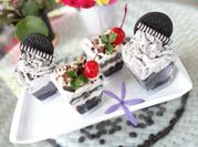 A picture of cherry brownie