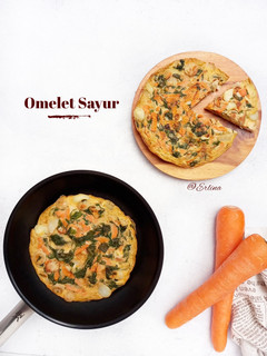 Foto resep Omelet Sayur