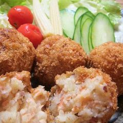 A picture of Autumn Salmon and Butter Croquettes.