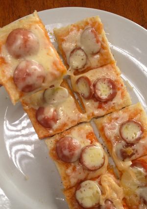 Foto resep Pizza Roti Tawar