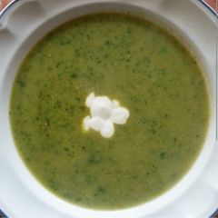 A picture of Chard & Potato Creamy Soup.