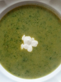 A picture of Chard & Potato Creamy Soup.