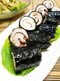 Chicken Tender Pickled Plum Shiso Toasted Nori Seaweed Rolls