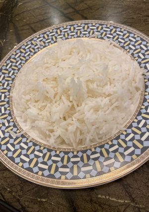 صورة لوصفة أرز بسمتي