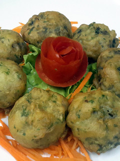 A picture of Deep fried Shiitake.