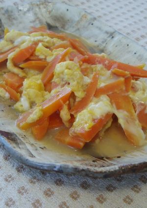 A picture of 10 Minute Carrot & Egg Stir-fry.