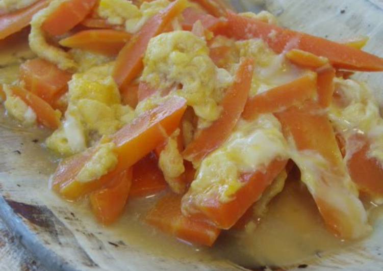10 Minute Carrot & Egg Stirfry Recipe by cookpad.japan Cookpad