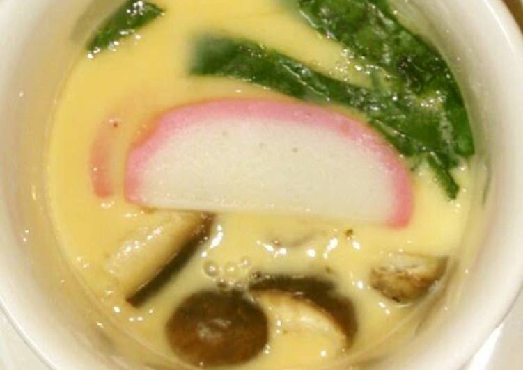 Easiest Way to Prepare Homemade Chawan-mushi (Steamed Egg Custard) in the Microwave