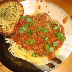 Spaghetti Squash Lasagna A picture of Spaghetti Squash Lasagna.