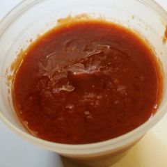 A picture of Homemade enchilada sauce.