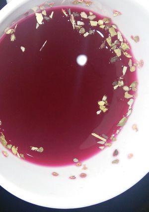 A picture of Beetroot Oregano Soup.