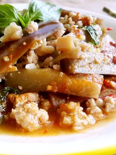 魚香菜脯茄子 的食譜成品照片