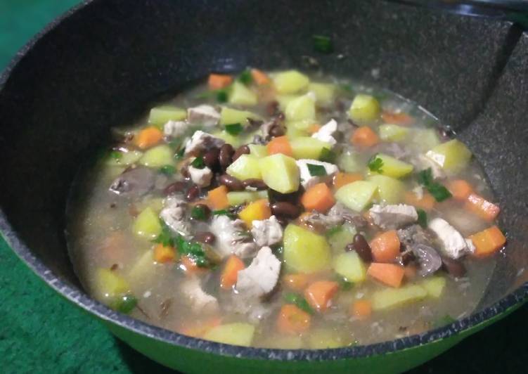 Bagaimana meracik Sop Ayam Kacang Merah Lezat
