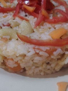 A picture of Vegetable Rice Pasta.