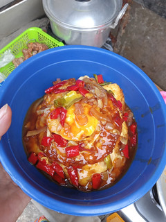 Foto resep Telor ceplok bumbu pedas manis