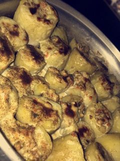 صورة لوصفة محشي البطاطا بالبشاميل