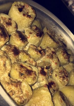 صورة لوصفة محشي البطاطا بالبشاميل