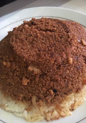 Foto resep Nasi Tim Babi - MPASI 1 tahun