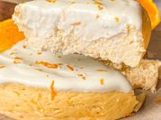 Una foto de tarta de naranja