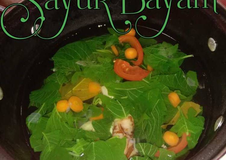 Recipe Appetizing Sayur  Bayam Segar  Aqila News