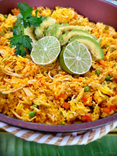 Arroz con pollo colombiano - Reis mit Hähnchen Rezepthauptbild