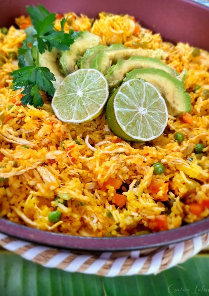 Arroz con pollo colombiano - Reis mit Hähnchen Rezept von Cocina Latina ... Arroz con pollo colombiano - Reis mit Hähnchen Rezept von Cocina Latina ...