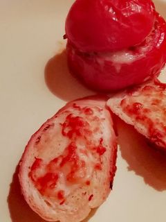 Darált hússal töltött paradicsom recept fotója