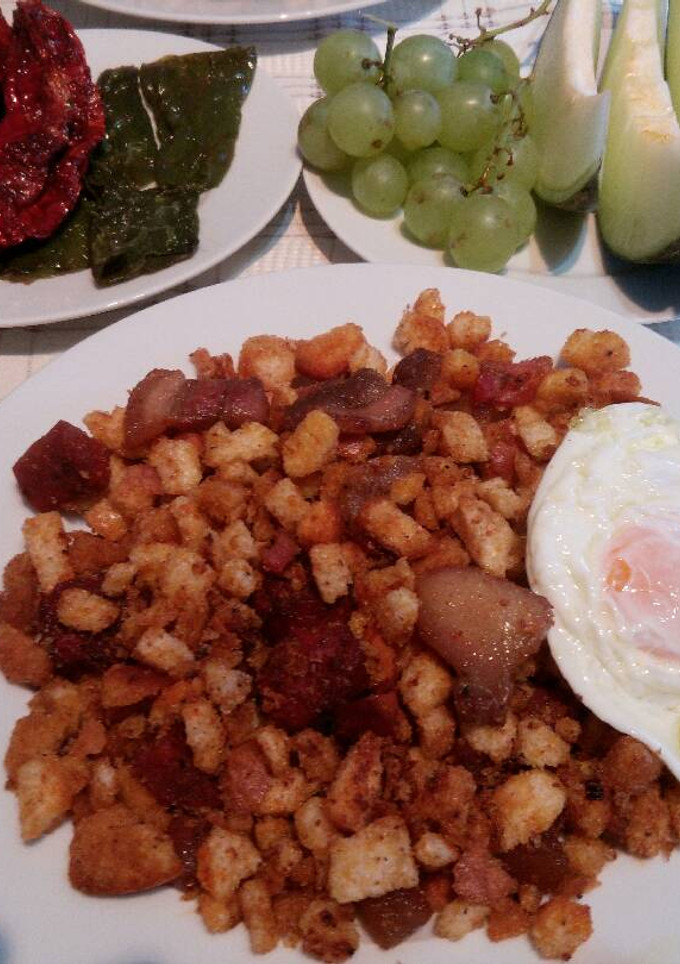 Una foto de Migas extremeñas a mi manera
