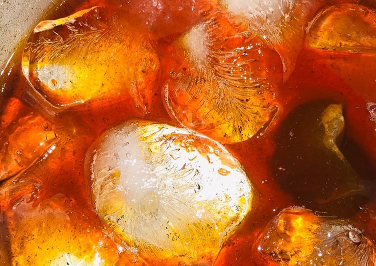 Recipe of Iced tea soda in A Minutes at Home