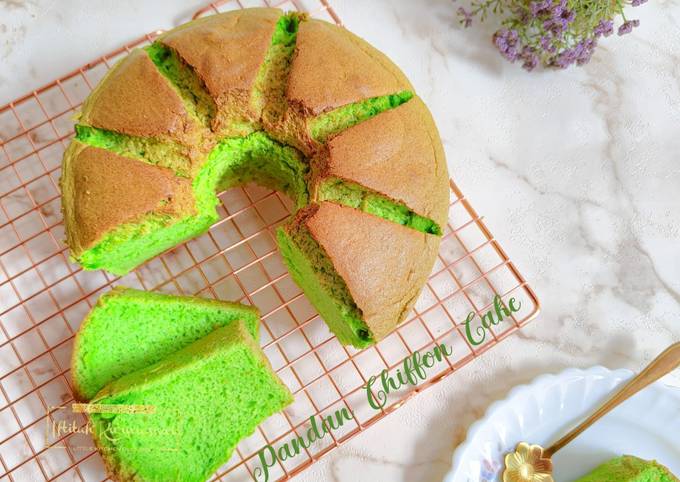 Resep Pandan Chiffon Cake Oleh Iftitah Kurniasari Cookpad