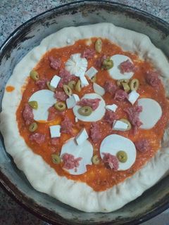 صورة لوصفة بيتزا ايطالية