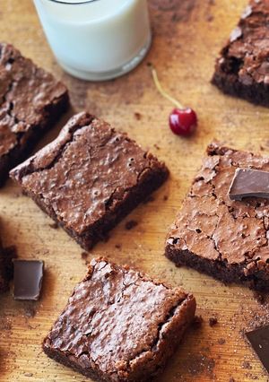 Una foto de Brownies 😍 con doble chocolate