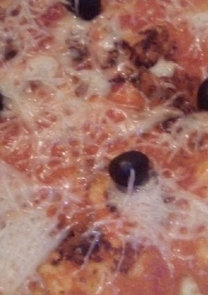 صورة لوصفة بيتزا 🍕