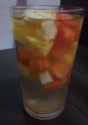 Foto resep Es Cocktail atau Nanas Pepaya