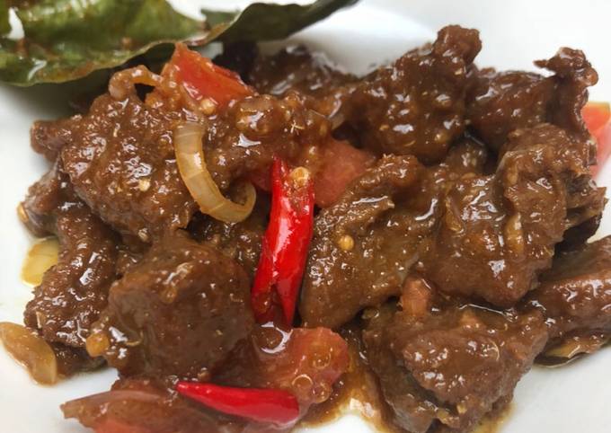 Resep memasak Sate Goreng Daging Sapi untuk Lebaran  istimewa