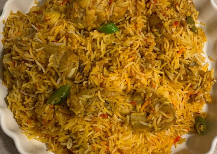 Easiest Way to Make Homemade Chicken biryani